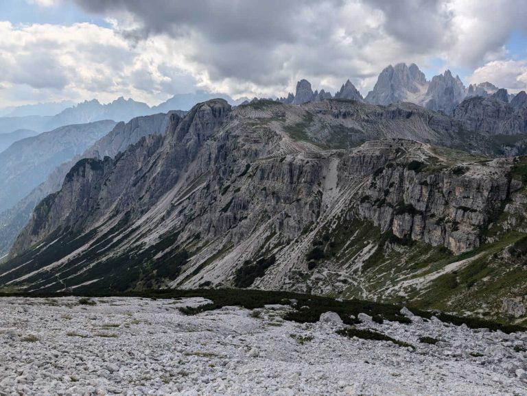 Tre cime מסלול